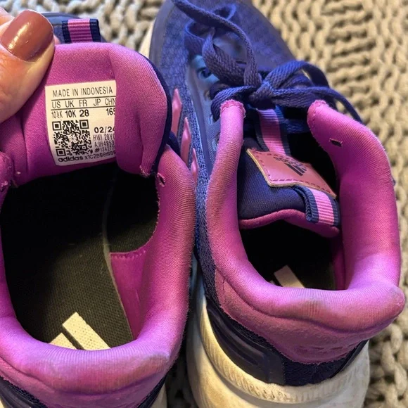 Adidas Kids Sneakers in Purple and Pink - Picture 7 of 7